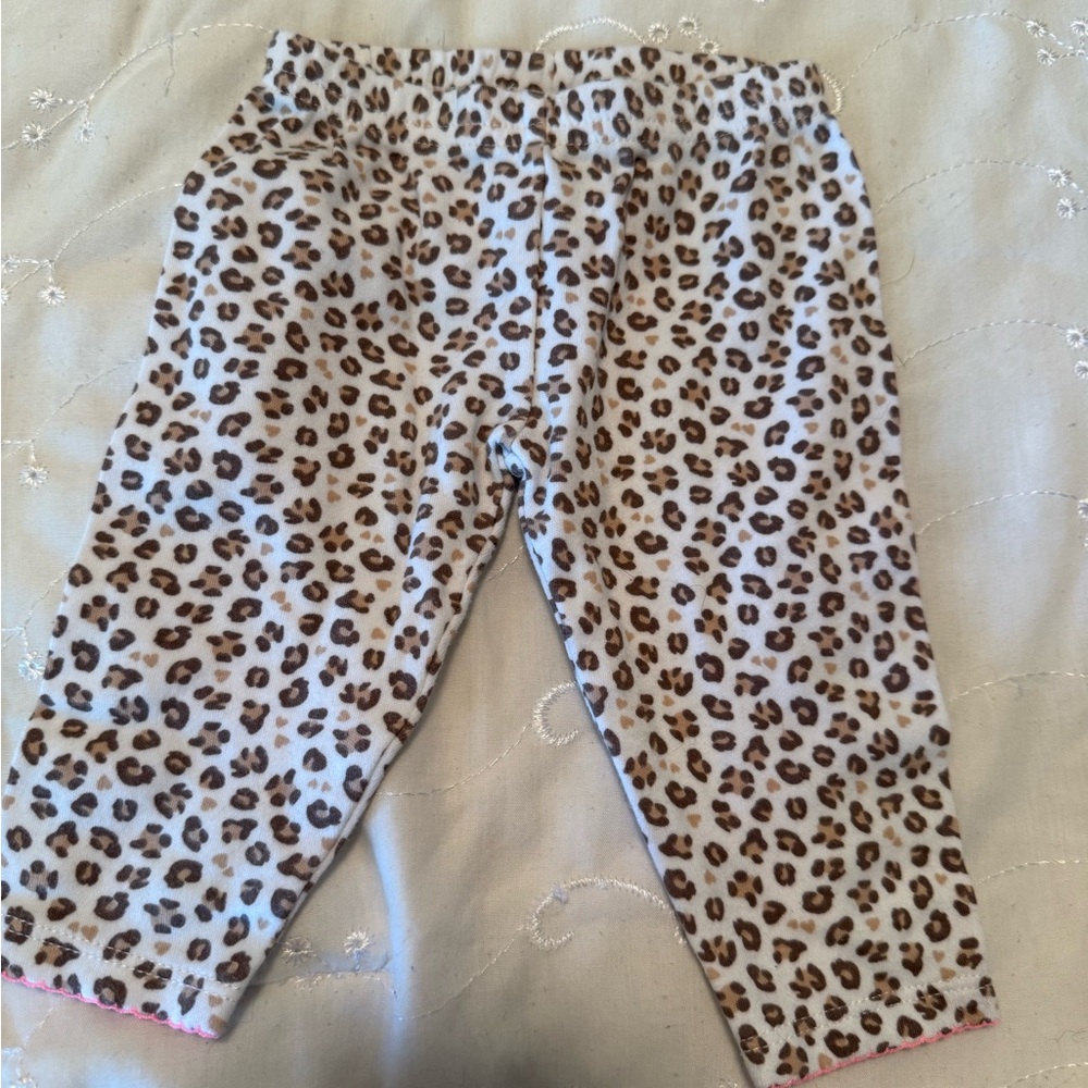 Leopard Print Kids Pajama Pants